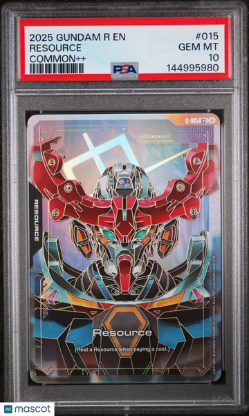2025 Gundam Resource Resource Common++ PSA 10 #015