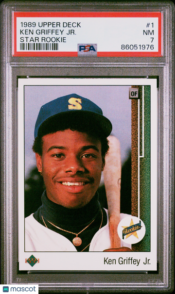 1989 Upper Deck Ken Griffey JR. #1 Star Rookie PSA 7
