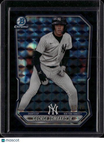 2026 Bowman Chrome George Lombard Jr. #BCP-64 Blue RayWave /10