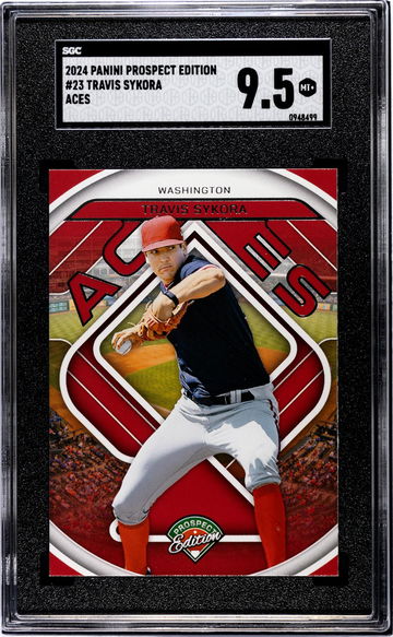 2024 Panini Prospect Edition Travis Sykora #23 SGC 9.5