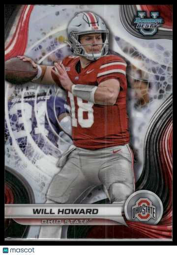 2024 Bowman University Best Will Howard #68 Refractor