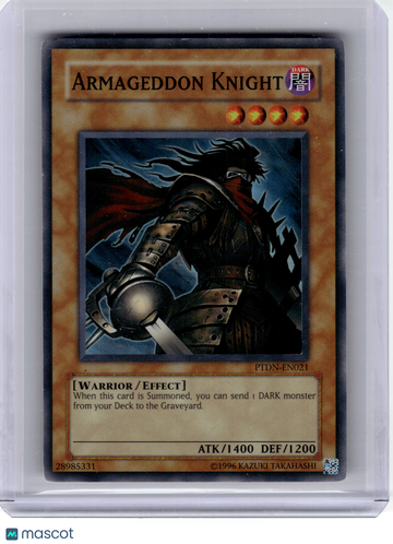 Phantom Darkness Armageddon Knight Foil Super Rare #PTDN-EN021