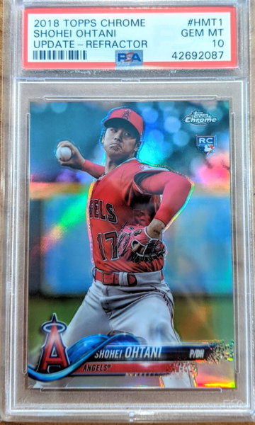 2018 Topps Update Chrome HMT1 Shohei Ohtani RC Rookie