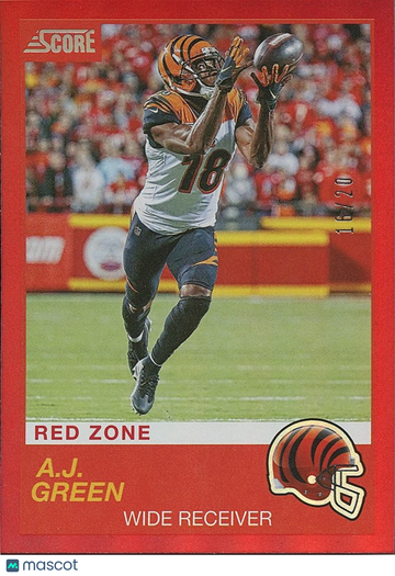 A.J. Green 2019 Score Cincinnati Bengals