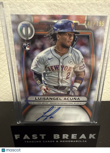 2025 Topps Tribute Luisangel Acuña Luisangel Acuna #TA-LA Autograph / Parallel/Variety Rookie Insert Topps