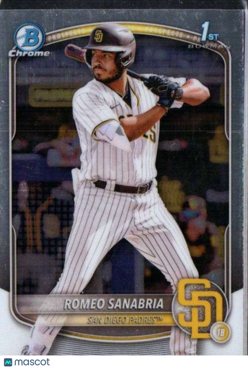 2025 Bowman - Chrome Prospects Romeo Sanabria #BCP-3
