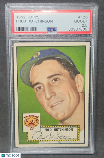 1952 Topps Fred Hutchinson #126 PSA 2.5