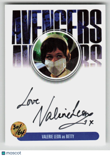 2026 Unstoppable The Avengers Valerie Leon Hand Signed Limited Edition #AVVL1