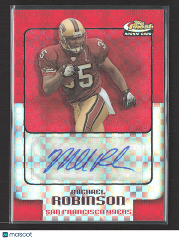 2005 Topps Finest Michael Robinson #178 X-Fractor Auto