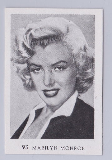 1959 Pantalla Album De Estrellas Editorial Ferca Marilyn Monroe Trading Card