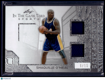 2025 Leaf In The Game Used Sports Gate Attraction Shaquille O'Neal #GA-37 /15 Game-used memorabilia