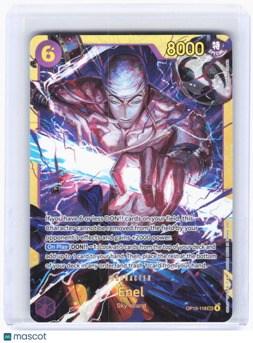 Adventure on Kami's Island Enel Foil Secret Rare #OP15-118