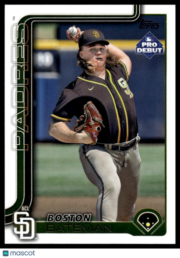 2025 Topps Pro Debut Boston Bateman #PD-42