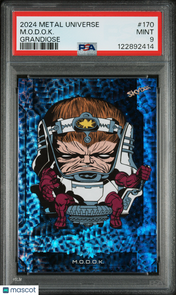 2024 Skybox Metal Universe Avengers M. O. D. O. K. #170 PSA 9