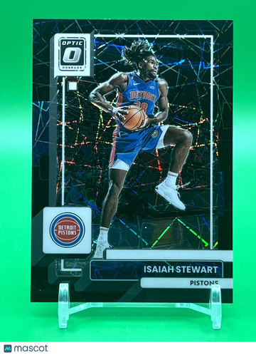 2022-23 Donruss Isaiah Stewart #77 Black Velocity Prizm Parallel/Variety