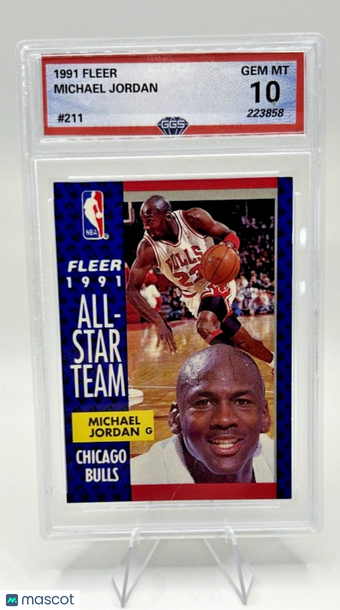 1991-92 Fleer Michael Jordan #211 [Base] Base Set 10