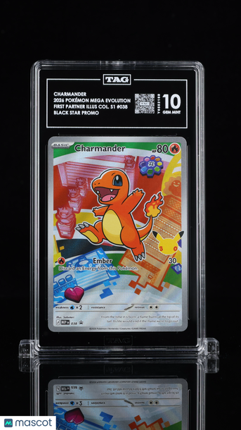 2026 Pokemon Charmander #038 TAG 10
