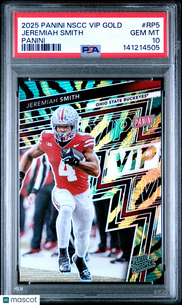 Jeremiah Smith 2025 Panini National Sports Collectors Convention Vip Gold #RP5 PSA 10