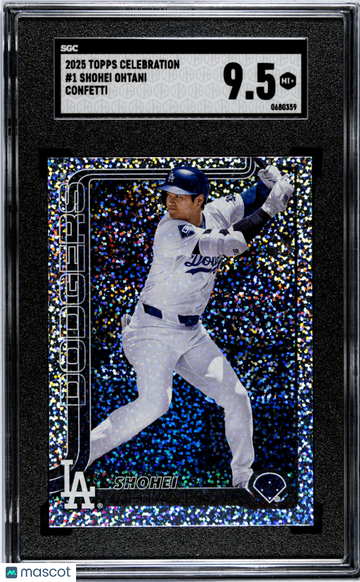 2025 Topps Celebration Shohei Ohtani #1 Confetti SGC 9.5