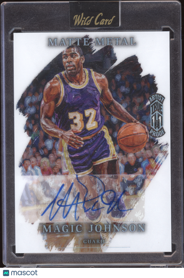 2026 Wild Card Matte Metal Autograph Magic Johnson #MMAPBRa1-MJA True Artist Proof /1