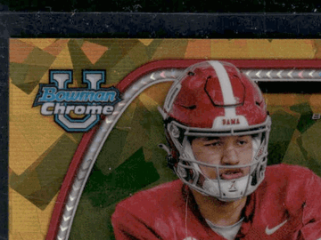 2024 Bowman University Chrome Sapphire Edition Austin Mack #87 Gold SN