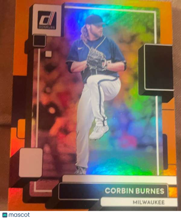 2022 Donruss - Holo Orange Corbin Burnes #207