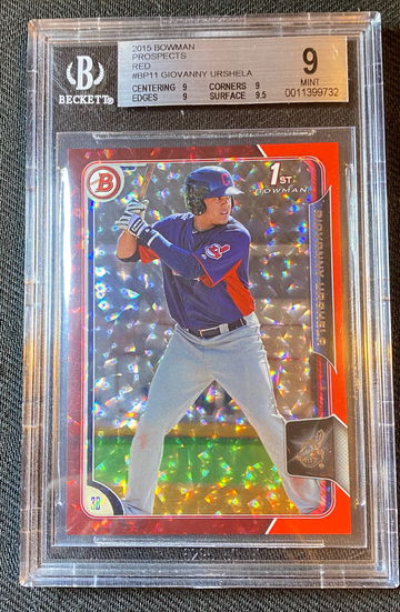 Giovanny Urshela red ice 1st #3/5 