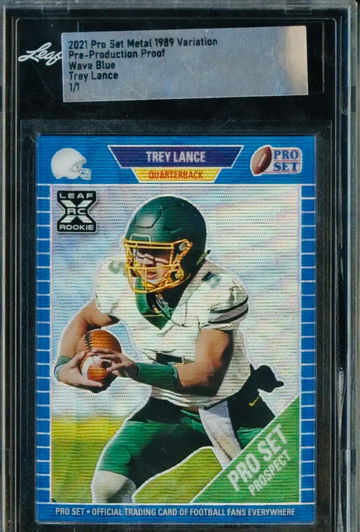 Leaf 1/1 Slabbed RC Trey Lance