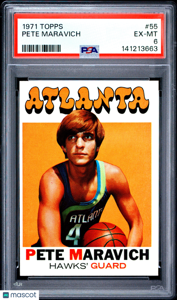 1971 Topps Pete Maravich #55 PSA 6