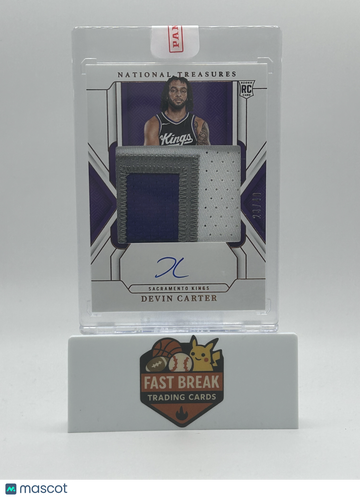 2024 Panini National Treasures Devin Carter #102 RC Patch