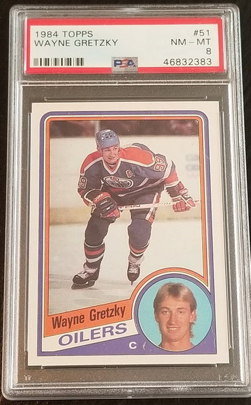 1984 Topps #51 Wayne Gretzky PSA 8