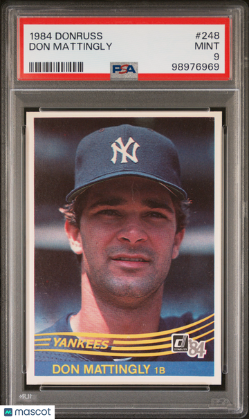 1984 Donruss Don Mattingly #248 PSA 9