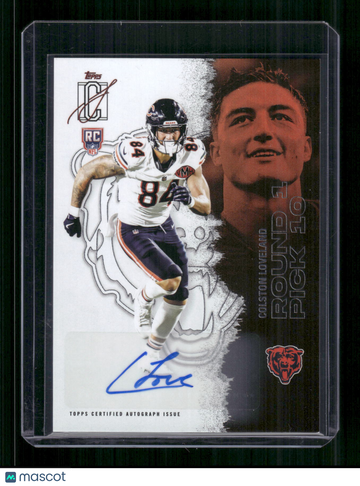 2025 Topps Signature Class Colston Loveland #113 Auto
