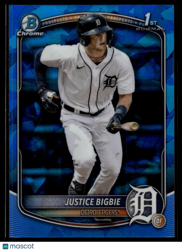 2025 Bowman Chrome Sapphire Edition Justice Bigbie #BCP-215 Prospects