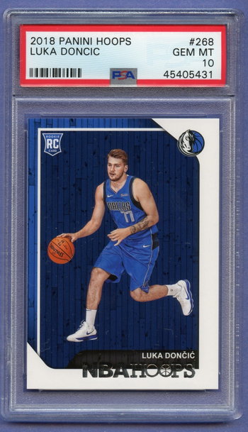 2018 hoops luka doncic 268 psa 10