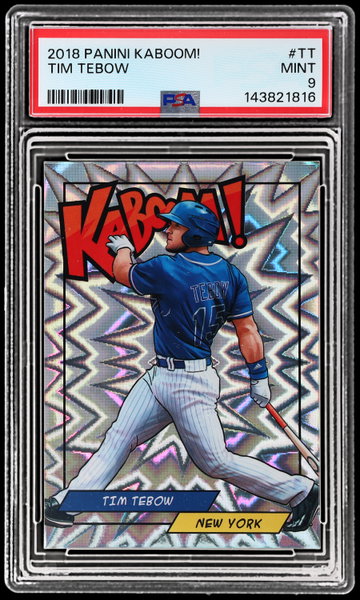 2018 Panini Kaboom! Tim Tebow PSA 9