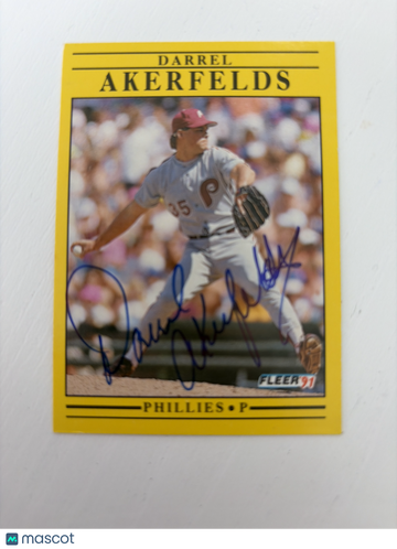 1991 Fleer Darrel Akerfelds #386