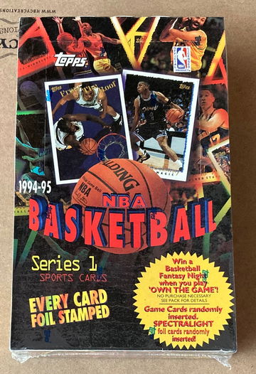 1994-95 Topps Series 1 NBA Basketball Hobby Box Factory Sealed
