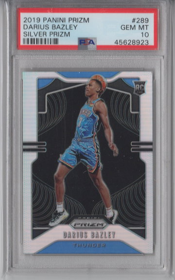 2019 Prizm Darius Bazley Silver PSA 10
