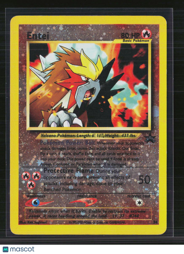2001 Neo Revelation Entei Holo Black Star Promo #34