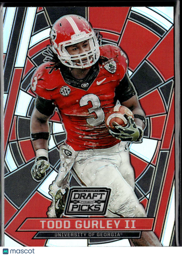 Todd Gurley II 2016 Panini Prizm Collegiate Draft Picks Stained Glass Georgia Bulldogs