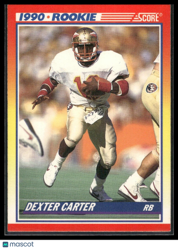 1990 Score Dexter Carter #657 RC