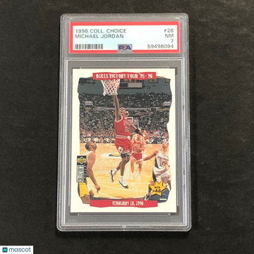 1996 Collector's Choice Michael Jordan #26 PSA 7