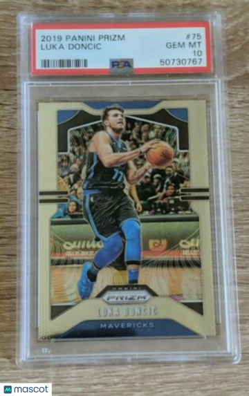 2019 Panini Prizm Luka Doncic #75 Parallel PSA 10