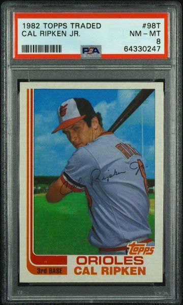 1982 Topps Traded #98T Cal Ripken Psa 8