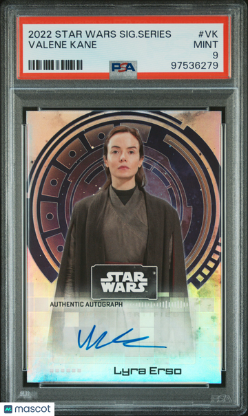 2022 Topps Star Wars Signature Series Valene Kane #VK PSA 9