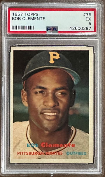 1957 Topps #76 Roberto Clemente PSA 5