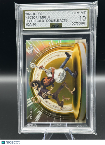 2025 Topps Chrome Disney 100 Pixar Gold Double Acts Insert #DA-10
