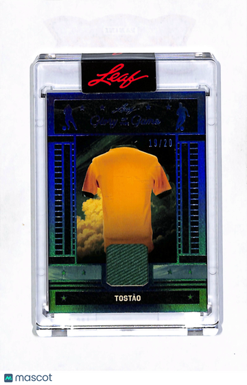 2026 Leaf Glory of the Game Tostão #GG-61 Green 19/20 Game-Used Memorabilia
