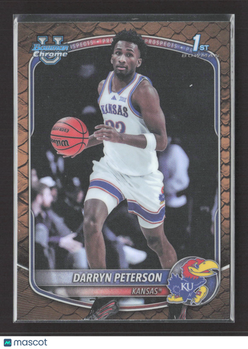 2025 Bowman Chrome University Darryn Peterson #BCP-2 1st Bowman